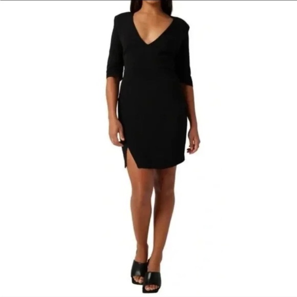 Lita by Ciara Black Sculptural Mini Luxury Designer Dress | NEW/NWT!! 🖤🖤 - Picture 1 of 10